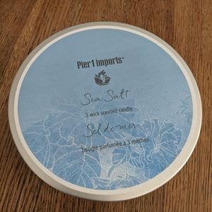 Pier 1 Sea Salt, 3 Wick, 14 oz Candle